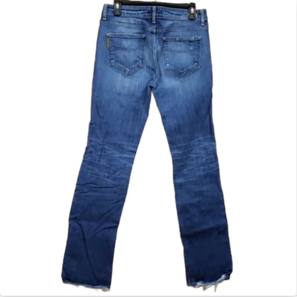 Paige Jimmy Jimmy Jeans | Size 28 | Distressed Straight Leg Denim - Picture 1 of 10
